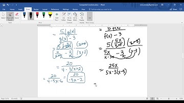Combos of Functions: Composite Functions (Sect 2.6) part 2