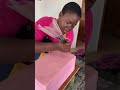 How to decorate wafer paper on buttercream  #buttercream #cakecakecake #waffleflowercrafts