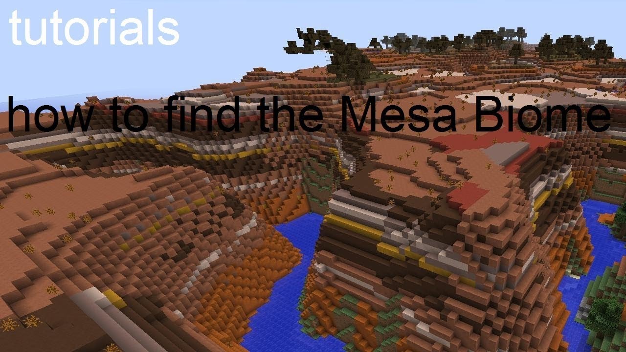 How To Find The Mesa Biome Quick And Easy Youtube