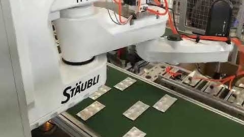 Strip packing machine and cartoning machine inline