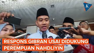 Dapat Dukungan Perempuan Nahdliyin, Gibran: Nambah Semangat sampai 14 Februari