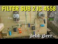 Filter subwoofer 2 ic 4558 dan freqwensi  kampoeng elektrik