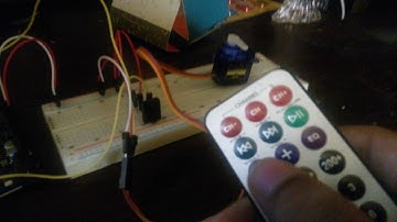 Controlling a servo motor with ir remote