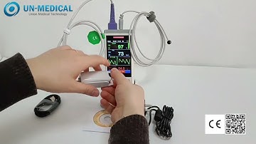 Un Medical ISO CE Approved Portable Handle Pulse Oximeter PC100 with Bracket