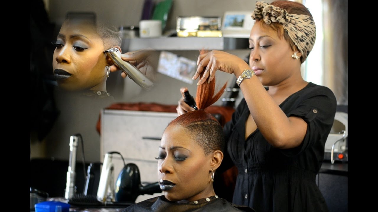 Top Knot Bun (double twist) with side hair design