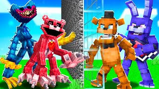 I Cheated In a Poppy Playtime vs FNAF Mob Battle!