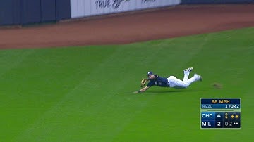 CHC@MIL: Nieuwenhuis makes a tough diving grab