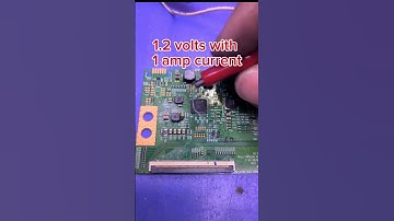Capacitor short circuit #repair #tv #tcon #Experience