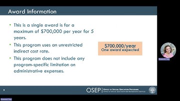 OSEP 84.327F Grant Applicant Webinar: National Center to Improve Faculty Capacity