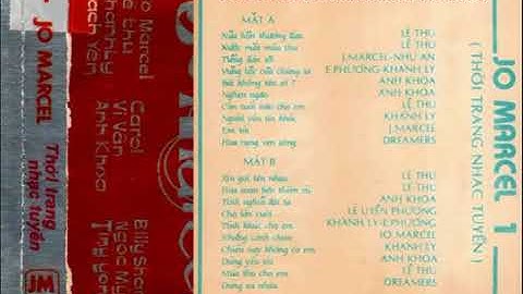 Tình Yêu Và Thủy Thủ - Jo Marcel  - Thu Âm Trước 1975