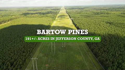 Bartow Pines – 191± Acres in Jefferson County, GA