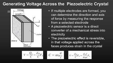 5: Piezoelectric Accelerometers - Pressure, Force, Motion, and Humidity Sensors