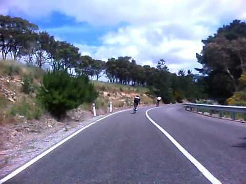 Wickham Hill Rd descent -Amy's Ride, Adelaide