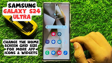 How to Change the Home Screen Grid Size For More App Icons & Widgets Samsung Galaxy S24 Ultra