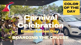 Carnival Celebration Vlog Embarkation DayBOARDING