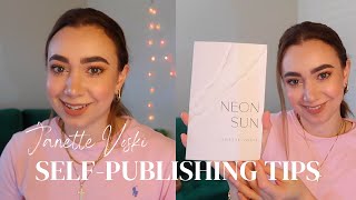 How I Self-Published my poetry book "NEON SUN" (including tips for illustrations)