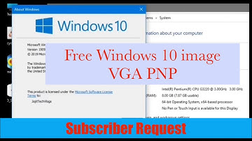 Icafe8 Windows 10 Images VGA PNP Ready / Working Nvdia Control Panel / 1909