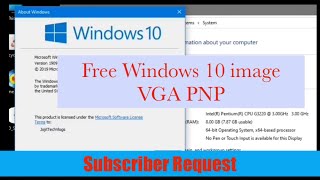 Icafe8 Windows 10 Images VGA PNP Ready / Working Nvdia Control Panel / 1909