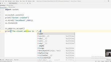 client server   socket programming example 1 in python