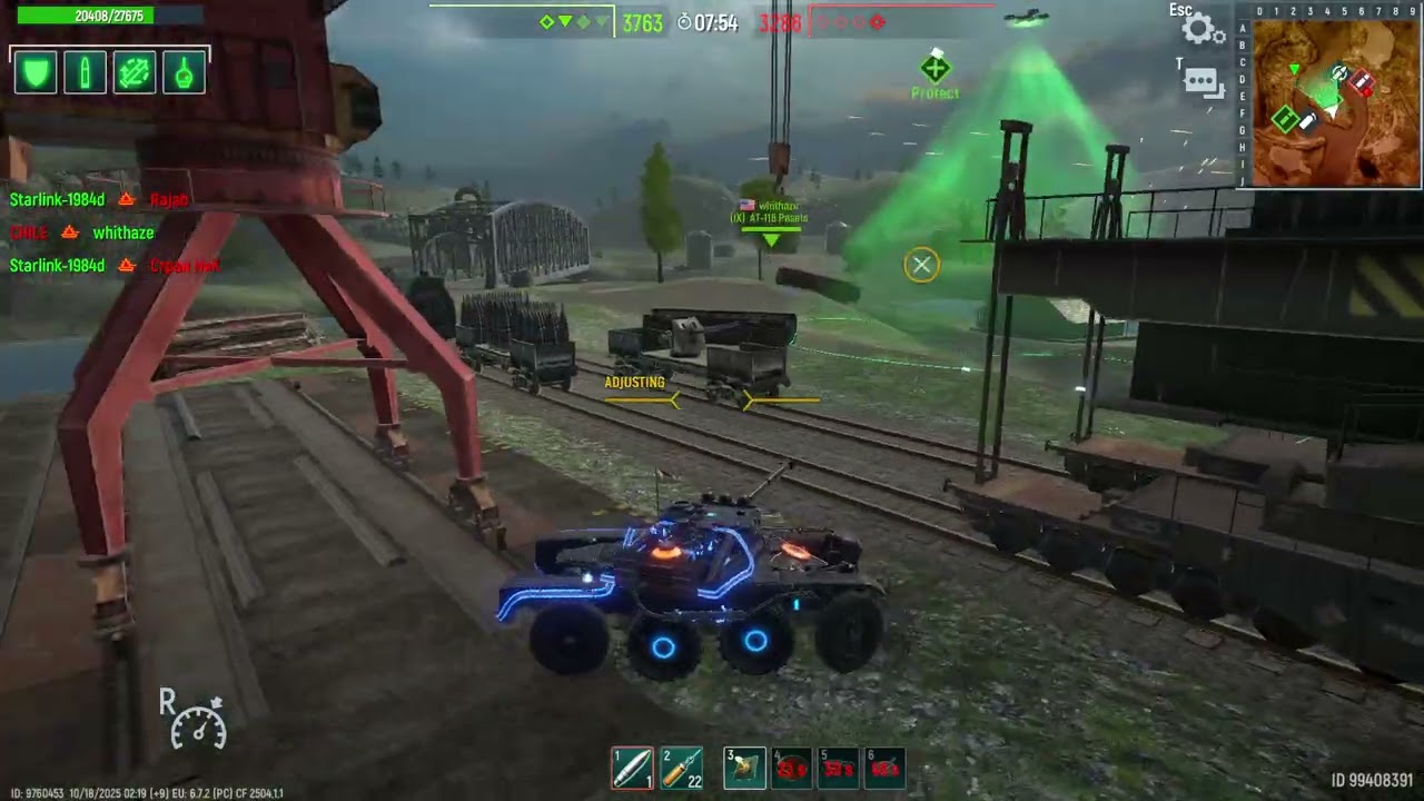 1 VS 1,,, VS Chile...Bot point. 116,122 VS 71,479, "44,643" Point!(=Medium tank health)