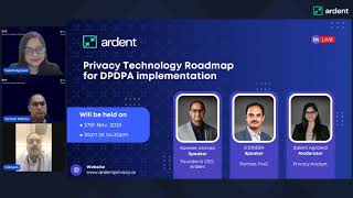LinkedIn Live: Privacy Technology Roadmap to Comply for DPDPA Implementation