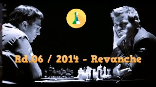 Magnus Carlsen x Anand || Mundial de 2014, 6a rodada
