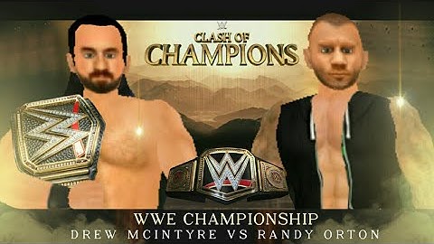 Drew McIntyre vs Randy Orton WWE Title Match at Clash Of Champions PREDICTION [WR3D 2K20 SIMULATION]