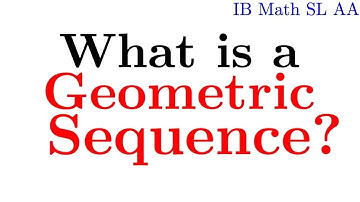 Geometric Sequence Part 1 | IB SL Math AA
