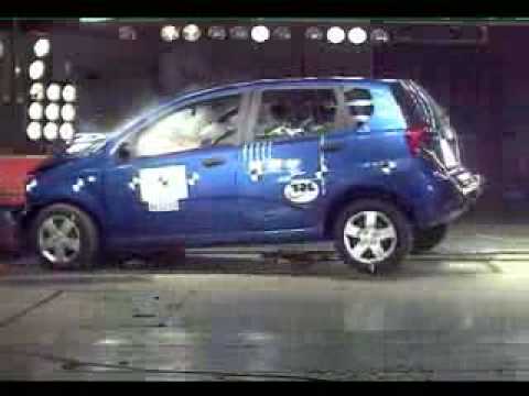 Краш-тест Chevrolet Aveo Хэтч от EuroNCAP. Фронтальный удар
