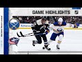 Sabres @ Blue Jackets 2/20 | NHL Highlights 2022