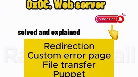 0x0C. Web server (Configuring Nginx, using scp[secure copy], using puppet)