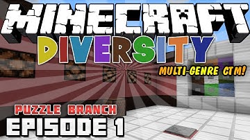 Minecraft: DIVERSITY! [Multi-Genre CTM Map!] - Episode 1 - "Puzzle Branch" (1/2)