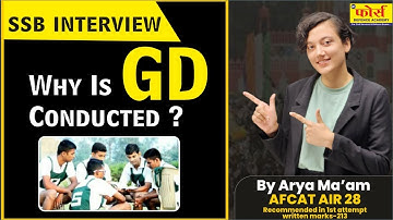 GD - Lecturette Topics  Why Is GD Conducted ? FOR /NDA/CDS #ssb_interview #ssb_interview_preparation