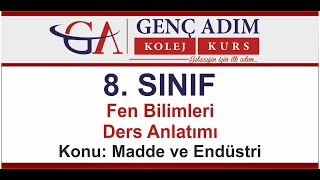 8 Fen Bilimleri Madde Ve Endüstri