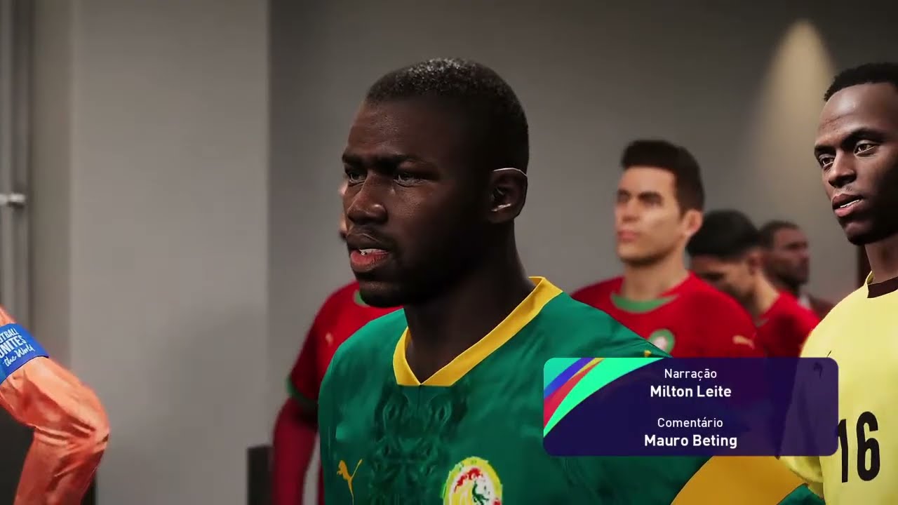 SENEGAL x MARROCOS FINAL 2026⚽- JOGO DE HOJE ASSISTA AGORA GAMEPLAY PES21 PS5