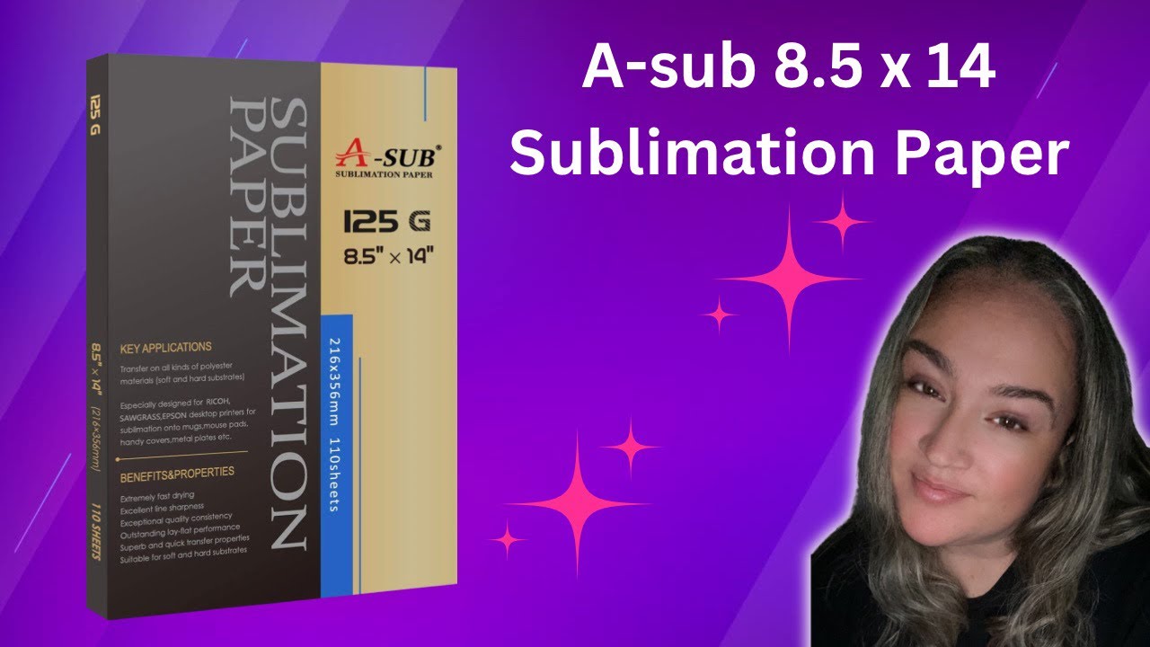 Honest Review of the A Sub Sublimation Paper 8.5 x 14 