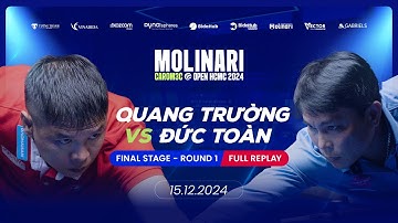 Quang Trường vs Nguyễn Đức Toàn - Molinari Carom 3C Open 2024 - Final Stage - Round 1