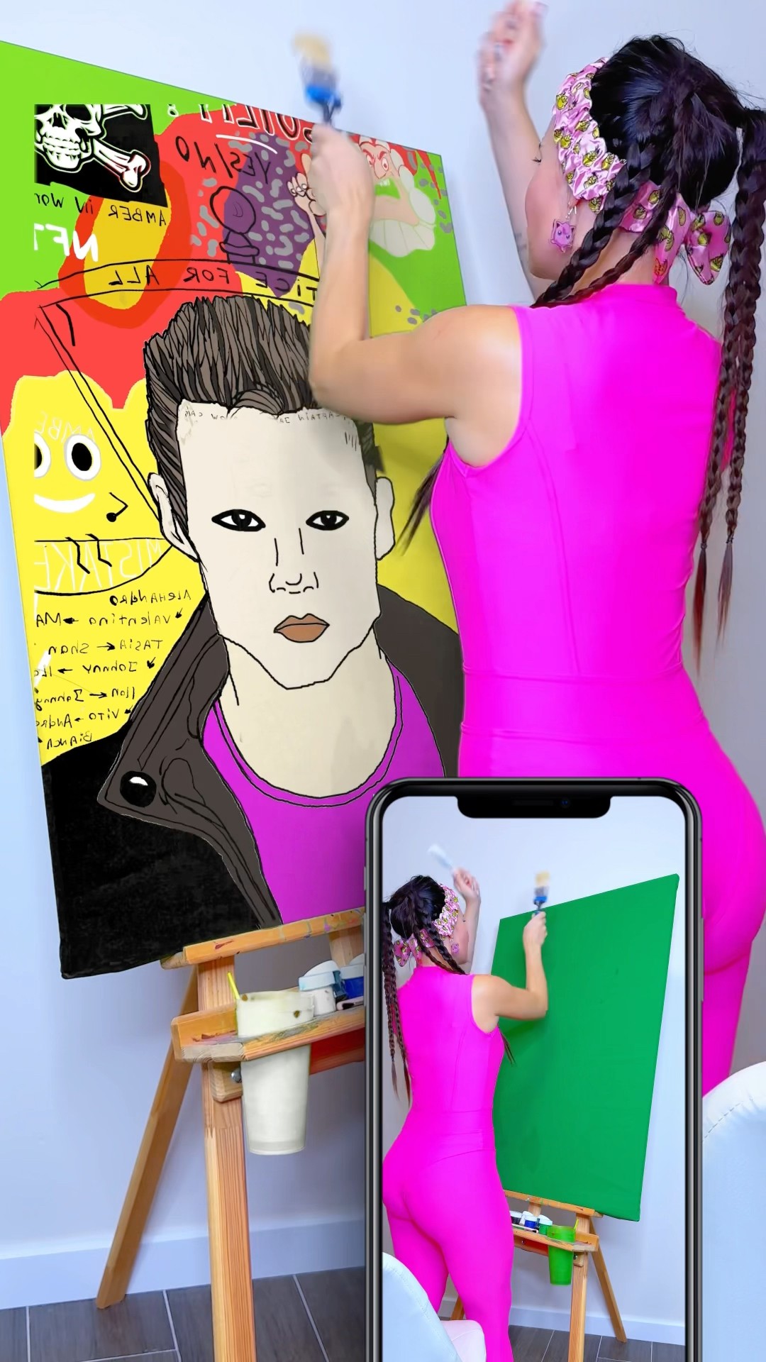 Pop Art Tutorial #katebrush #shorts #viral