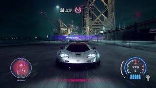 McLaren F1 Night Gameplay - 1M Rep Police Chaos - NFS Heat (HD 60 fps)