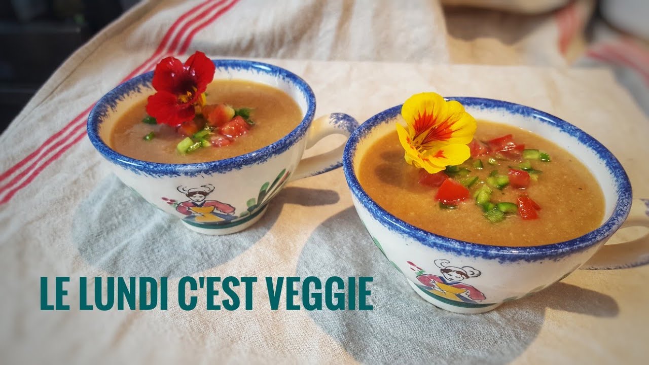 GASPACHO AUX LÉGUMES DU POTAGER