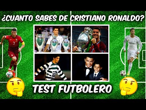 Test Futbolero ¿CUÁNTO SABES DE CRISTIANO RONALDO? - 동영상