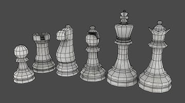 How to Model a Complete Chess set in 3Ds MAX Part - 1 1912 * 1080 by : Editing Studio .