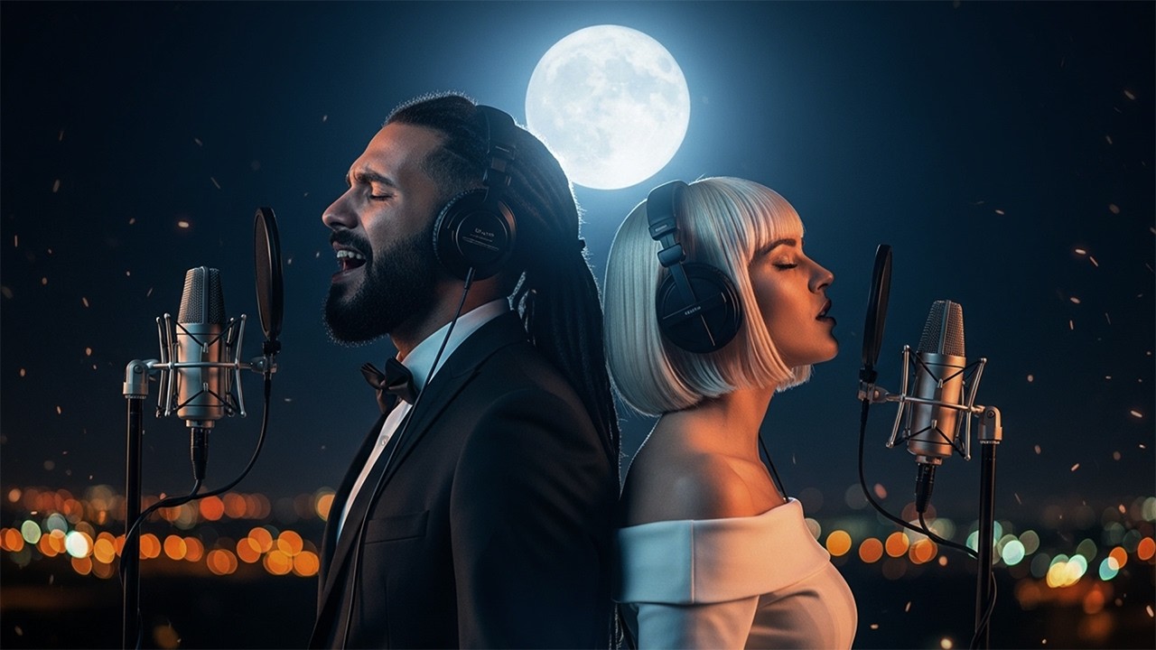 Sia ft. Damian Marley – Wind Beneath the Stars | Epic Cinematic Pop Reggae AI Music Video