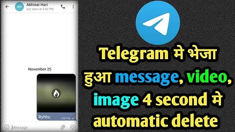 Automatic delete telegram message 2023 | tech competition