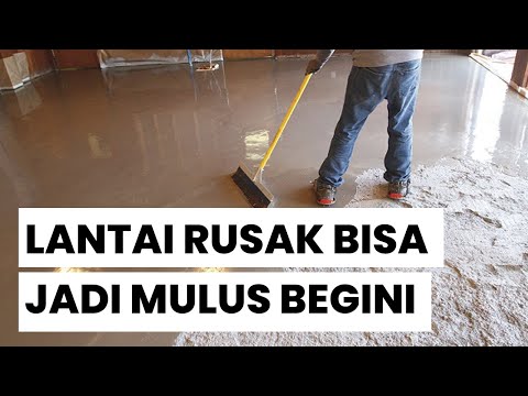 Video: Lantai epoksi meratakan diri sendiri