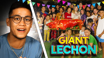 Libreng GIANT LECHON BABOY sa Buong Kapitbahay | Billionaire Gang
