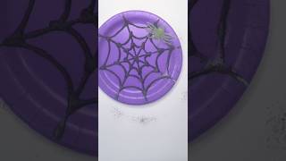 Spider Web Craft!!! #artandcraft #halloweencrafts #funcrafts