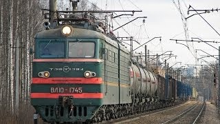 ВЛ10-1745 (Парголово) / VL10-1745 (RZD, St. Peterburg). 2006.(Электровоз ВЛ10-1745. Перегон Шувалово - Парголово, Санкт-Петербург, Россия. 2006. Петришин М. / Бекиров И. VL10-1745..., 2013-12-14T19:51:07.000Z)