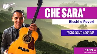 Video thumbnail of "Che Sarà - Ricchi E Poveri - Chitarra"