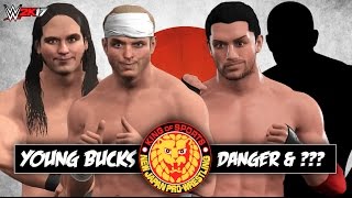 CHRIS DANGER & MYSTERY PARTNER vs YOUNG BUCKS!! NJPW DEBUT!! | WWE 2K17 My Career Beyond #CDWT